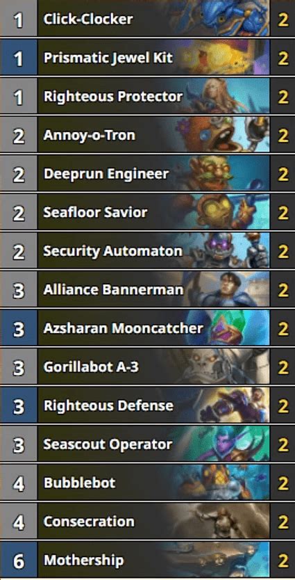 budget mech paladin|Mech Paladin Deck .